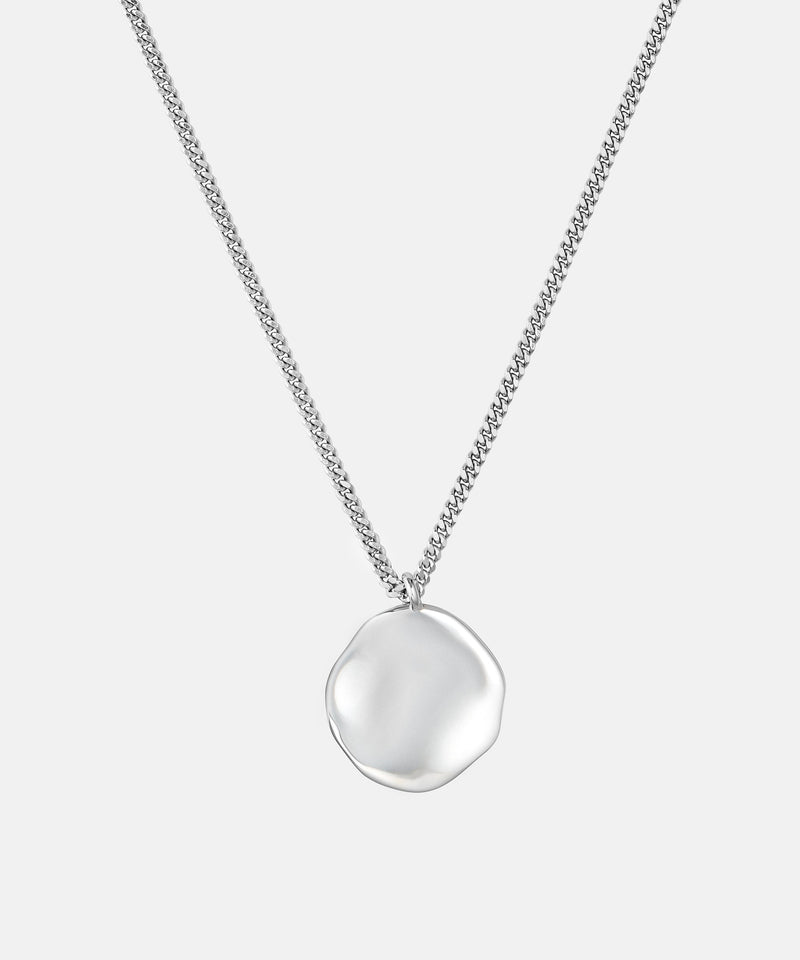 Disc Pendant Silver