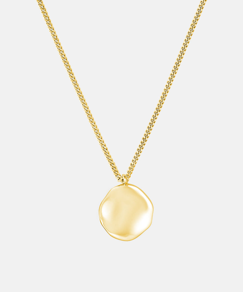 Disc Pendant Gold