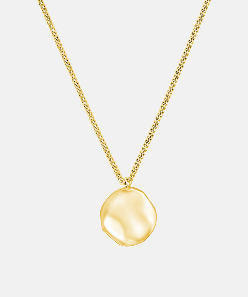 Disc Pendant Gold