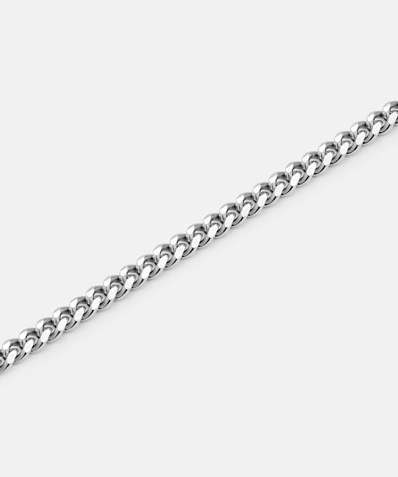 Curb Chain Thin Silver